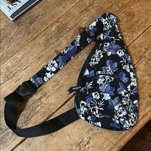 Vera Bradley Essential Compact  Sling Backpack in Frosted Floral Pattern
